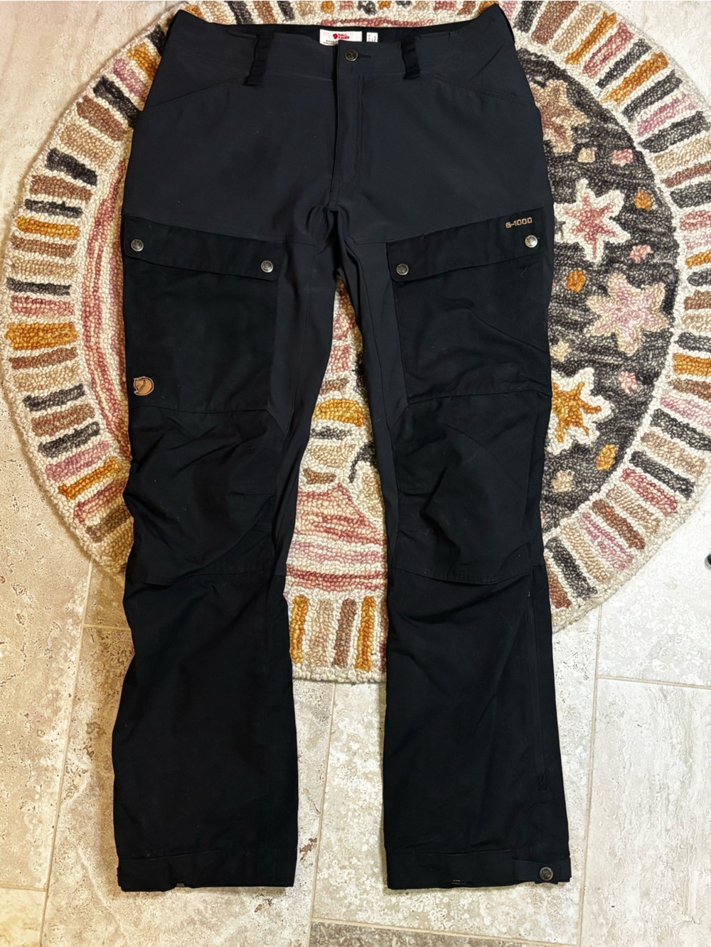 Fjallraven Keb Trousers in Black: women’s 32-33”